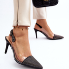 Жіночі туфлі D&A MR1966-11 37 Чорні (5905677042689) - зображення 4