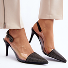 Жіночі туфлі D&A MR1966-11 39 Чорні (5905677042702) - зображення 5