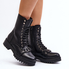 Жіночі черевики високі Belluxe 39 Чорні (5905677026368) - зображення 3