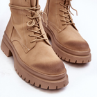 Жіночі черевики високі Narelona 39 Бежеві (5905677021561) - зображення 8