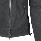 Куртка чоловіча демісезонна Helikon-Tex Флісова L Сіра M-T оснащена додатковими панелями на липучках для легкої персоналізації двома кишенями для біцепса з 100% поліестеру Застібка-блискавка YKK спереду від шиї до талії із захистом для підборіддя - зображення 6