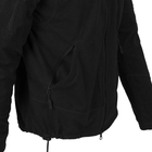 Куртка чоловіча демісезонна Helikon-Tex Флісова Чорна XXL M-T оснащена додатковими панелями на липучках для легкої персоналізації двома кишенями для біцепса з 100% поліестеру Застібка-блискавка YKK спереду від шиї до талії із захистом для підборіддя - зображення 5