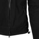 Куртка чоловіча демісезонна Helikon-Tex Флісова Чорна М M-T оснащена додатковими панелями на липучках для легкої персоналізації двома кишенями для біцепса з 100% поліестеру Застібка-блискавка YKK спереду від шиї до талії із захистом для підборіддя - зображення 7