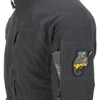 Куртка мужская демисезонная Helikon-Tex Флисовая Серая XL M-T оснащена дополнительными панелями на липучках для легкой персонализации двумя карманами для бицепса из 100% полиэстера Застежка-молния YKK спереди от шеи до талии с защитой для подбородка - изображение 4
