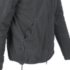 Куртка мужская демисезонная Helikon-Tex Флисовая Серая XL M-T оснащена дополнительными панелями на липучках для легкой персонализации двумя карманами для бицепса из 100% полиэстера Застежка-молния YKK спереди от шеи до талии с защитой для подбородка - изображение 5