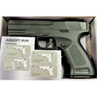 Страйкбольний пістолет Glock Galaxy G39 метал чорний - изображение 8