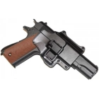 Страйкбольний пістолет із кобурою Colt M1911 Galaxy G13+ метал пластик чорний - зображення 3