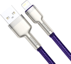 Kabel Baseus Cafule Series Metal Data Cable USB to IP 2.4 A 2 m Purple (CALJK-B05) - obraz 2