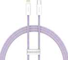 Kabel Baseus Dynamic Series Fast Charging Data Cable Type-C to iP 20 W 2 m Purple (CALD000105) - obraz 1