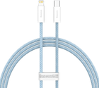Kabel Baseus Dynamic Series Fast Charging Data Cable Type-C to iP 20 W 1 m Blue (CALD000003) - obraz 1