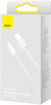 Кабель Baseus Dynamic Series Fast Charging Data Cable USB to iP 2.4 A 2 м White (CALD000502) - зображення 2