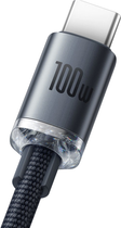 Кабель Baseus Crystal Shine Series Fast Charging Data Cable USB to Type-C 100 Вт 2 м Black (CAJY000501) - зображення 3