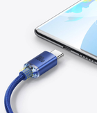 Kabel Baseus Crystal Shine Series Fast Charging Data Cable USB to Type-C 100 W 2 m Blue (CAJY000503) - obraz 7