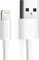 Кабель Choetech IP0026 USB 2.0 MFi, 1.2 м (IP0026 WH) - зображення 1