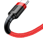 Kabel Baseus Cafule Cable USB For Type-C 2 A 3 m Red/Red (CATKLF-U09) - obraz 2