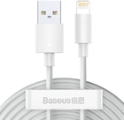 Kabel Baseus Simple Wisdom Data Cable Kit USB to iP 2.4 A (TZCALZJ-02) - obraz 1