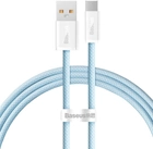Kabel Baseus USB 2.0 AM-Type-C m, 1 m, 20V/5A, 100W Dynamic Series Blue (CALD000603) - obraz 1