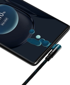 Kabel Baseus MVP 2 Elbow-shaped Fast Charging Data Cable USB to Type-C 100 W 2 m Black/Blue (CAVP000521) - obraz 5