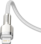 Kabel Baseus Cafule Series Metal Data Cable Type-C to iP PD 20 W 2 m White (CATLJK-B02) - obraz 5