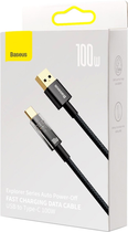 Kabel Baseus USB 2.0 AM-Type-C m, 2 m, 5 A, 100 W (CATS000301) - obraz 6