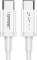 Kabel Ugreen US264 USB Type-C to USB Type-C 60 W ABS Cover 3 A 2 m White (6957303865208) - obraz 2