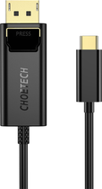 Kabel Choetech USB Type-C do DisplayPort (XCP-1801BK) - obraz 2