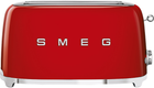 Тостер Smeg 50' Style Red TSF02RDEU (8017709190750) - зображення 1