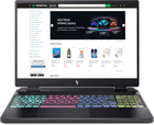Ноутбук Acer Nitro 16 AN16-41-R6RQ (NH.QKBEU.004) Obsidian Black / 16" IPS (1920x1200) 165 Гц / AMD Ryzen 5 7535HS / RAM 16 ГБ / SSD 512 ГБ / nVidia GeForce RTX 4050, 6 ГБ