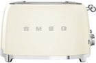Тостер Smeg 50' Style Cream TSF03CREU (8017709263348) - зображення 1
