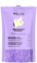 Peeling-maska do twarzy Yolyn Greenbiotic Ferment rozświetlający Bardzo Borówkowy 50 ml (5901785007947) - obraz 1