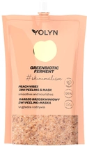 Peeling-maska do twarzy Yolyn Greenbiotic Ferment odżywczy Bardzo Brzoskwiniowy 50 ml (5901785008005) - obraz 1