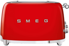 Тостер Smeg 50' Style Red TSF03RDEU (8017709263355) - зображення 1