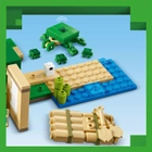Zestaw klocków Lego Minecraft Domek na plaży w kształcie żółwia 234 elementy (21254) - obraz 7