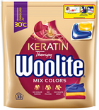 Капсули для прання Woolite Keratin Therapy Mix Colors захист кольору з кератином 33 шт (5900627094152) - зображення 1