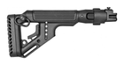 Складной приклад FAB Defense UAS-AK P для АК с регулируемой щекой (полимер) черный - изображение 3