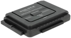 Adapter Delock USB Type-A - SATA/IDE 40 pin/IDE 44 pin Black (4043619614868) - obraz 2