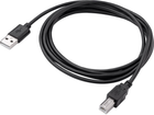 Kabel Akyga USB Type-A - USB Type-B M/M 1.8 m Black (5901720130129) - obraz 1