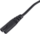 Kabel zasilający Akyga IEC C7 - CEE 7/16 3 m Black (5901720131836) - obraz 1