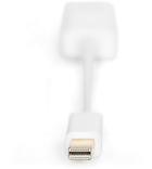 Kabel adapter Digitus mini Displayport - HDMI M/F 0.15 m White (4016032328599) - obraz 2