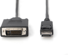 Kabel adapter Digitus DisplayPort - DVI-D M/M 1 m Black (4016032289067) - obraz 3