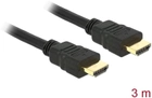 Kabel Delock HDMI M/M 3 m Black (4043619844081) - obraz 1