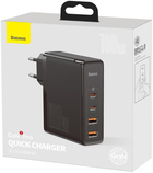 Мережевий зарядний пристрій Baseus GaN2 Pro 100 Вт 2 x USB/2 x USB Type C Quick Charge 4+ Power Delivery Black (CCGAN2P-L01) - зображення 5