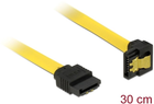 Кабель Delock SATA III M/M 3 м Yellow (4043619828067) - зображення 1
