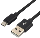 Kabel Everactive USB Type-A - micro-USB M/M 1.2 m Black (5903205771100) - obraz 1