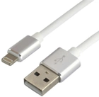 Kabel Everactive USB Type-A - Lightning M/M 1 m White (5903205770721) - obraz 1