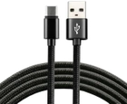 Kabel Everactive USB Type-A - USB Type-C 2 m Black (5903205771551) - obraz 3