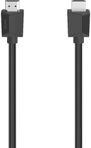 Kabel Hama HDMI M/M 0.75 m Black (4047443440921)