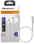 Kabel iBOX USB Type-A - Lightning M/M 1 m White (5901443053385) - obraz 2