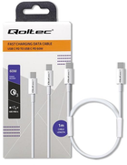 Kabel iBOX USB Type-A - Lightning M/M 1 m White (5901443053385) - obraz 2