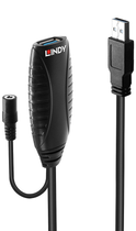 Kabel Lindy USB Type-A 3.0 M/F 10 m Black (4002888431569) - obraz 1